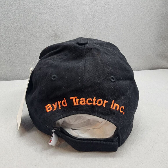 KUBOTA Tractor FLEXFIT Black Embroidered Baseball Hat Cap Flat Curved Brim NWT - Picture 4 of 7